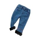 Calças Jeans Para Meninos E Meninas, Finas Para Outono E Grossas Para Inverno, Moda Denim Para