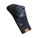 Calças Jeans Térmicas De Fleece Para O Inverno Masculinas, Casuais, Grossas, De Corte Reto, Para