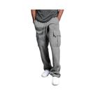 Calças Jogger Cargo Masculinas De Moletom Com Forro Polar, Outono Inverno, Soltas, Multibolsos, Calças Jogger Cargo Masculinas De Moletom Com Forro Polar, Outono Inverno, Soltas, Multibolsos,