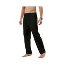 Calças Jogger Masculinas De Algodão E Linho Com Cordão, Respiráveis, Cor Sólida, Casuais Para Outono