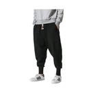 Calças Jogger Masculinas De Algodão E Linho, Estilo Harem, Largas, Com Gancho Abaixo Do Joelho, Calças Jogger Masculinas De Algodão E Linho, Estilo Harem, Largas, Com Gancho Abaixo Do Joelho,