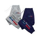 Calças Jogger Masculinas Paris Le Marais Com Estampa 2 Em 1, Quentes E Casuais Para Outono/Inverno,