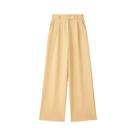 Calças Largas de Cintura Alta Vintage para Mulheres - Com Bolsos e Zíper Calças Largas de Cintura Alta Vintage para Mulheres - Com Bolsos e Zíper