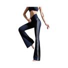 Calças Legging De Yoga Femininas De Cintura Alta Com Perna Larga E Barra Sino Para Fitness E Treino