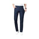 Calças Masculinas Slim De Fibra De Bambu Para Negócios E Casual, Respiráveis, Clássicas, De