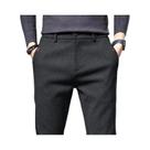 Calças Masculinas Slim Fit de Algodão - Cintura Elástica - Casual e para Negócios