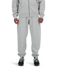 Calças New Balance Sport Essentials Fleece Jogger masculinas cinzentas