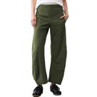 Calças SeeLuna Women Barrel Travel Elastic Waist Olive M