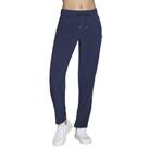 Calças Skechers Go Walk Uptown para mulheres em azul marinho