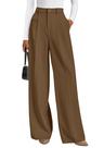 Calças sociais de perna larga PRETTYGARDEN 2026 Business Casual Women
