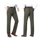 Calças Sociais Masculinas Pretas Casuais De Corte Reto Para Outono/Primavera - Calças Formais Soltas Calças Sociais Masculinas Pretas Casuais De Corte Reto Para Outono/Primavera - Calças Formais Soltas