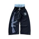 Calças Streetwear Bordadas Com Estampa Dupla Na Cintura E Padrão Europeu Americano