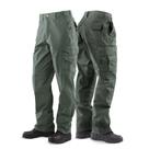Calças táticas Tru-Spec 24-7 duráveis, resistentes à água, verde-oliva