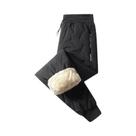 Calças Térmicas Femininas Impermeáveis E Corta-Vento Com Forro De Pelúcia E Fleece, Perna Reta, Para