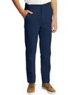 Calças Trasign Boys Linen Blue 5T Slim Fit, cintura ajustável