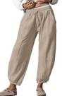 Calças Ziesexy Barrel Leg para mulheres, calças de moletom, estilo folgado