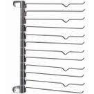 Calceiro Aramado Vertical Giratório 12 Varetas Giosul Aço Cromado Organizador para Closet
