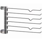 Calceiro Aramado Vertical Giratório 6 Varetas Cabide para Calças Giosul em Aço Cromado Closet Guarda Roupas