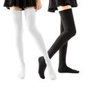 Calcetas Altas Hasta el Muslo HOMERIT Talla Plus Extra Largas para Mujer