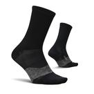 Calcetines Feetures Elite Ultra Ligeros con Amortiguación Mini Crew Negros Talla M