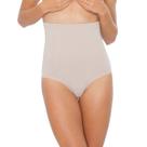 Calcinha Abdominal Plié Cintura Alta Control Bege - 0500