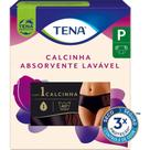 Calcinha Absorvente para Incontinência Urinária Tena Preta Tamanho P Calcinha Absorvente para Incontinência Urinária Tena Preta Tamanho P