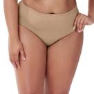 Calcinha Alta Plus Size Zee Rucci Sem Costura Cor:BegeTamanho:G1