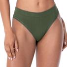 Calcinha Biquíni Jacquard sem Costura Alcaparra Zee Rucci