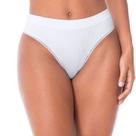 Calcinha Biquíni Jacquard sem Costura Branco Zee Rucci