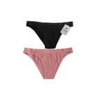 Calcinha Biquíni Preto e Rosa Basic+ Sem Costura Calcinha Biquíni Preto e Rosa Basic+ Sem Costura