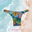 Calcinha Biquíni Tropical - Flor de Praia