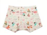 Calcinha Boxer Cotton Infantil Upman Upkiddy 100% Algodão Cor:ballettam:4