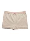 Calcinha Boxer DelRio 8205 Infantil sem Costura Canelada Algodão T. P/GG