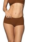 Calcinha Calça Short Ultraleve DeMillus 55600 Tamanho Único Veste PE a EG Sem Costuras Cor Bronze