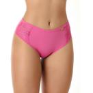 Calcinha Calçola Helena modelo cintura alta confortável com detalhe de renda