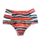 Calcinha Cintura Alta Com 3 Fitas Avulsa Lançamento Feminino Moda Praia Hot Pants