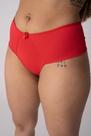Calcinha Conforto Vermelha Fio Duplo Deluxe Lingerie