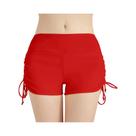 Calcinha De Banho Feminina Com Cordão Ajustável De Cintura Alta, Shorts De Praia