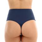 Calcinha de biquíni avulsa hot pants sunkini fio dental lateral larga cintura alta retrô forrada