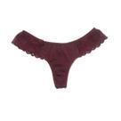 Calcinha de lingerie adulto fio duplo com renda na lateral
