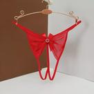 Calcinha de Renda Transparente com Abertura ElaShopp
