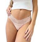 Calcinha Elaine Em Renda E Microfibra - Fio Duplo No Bumbum