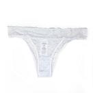 Calcinha em renda la panty 09 basic + branca