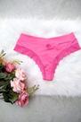 Calcinha em tecido Poliester com renda nas bordas -Jmartins -Feminino Adulto- Cor Rosa -Tam G