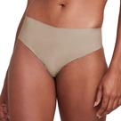 Calcinha Feminina Bonjour Fio Dental Bege Camurça - 0FT37
