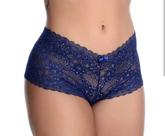 Calcinha feminina calesson,shortinho,renda,luxo,