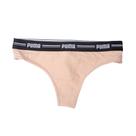 Calcinha Feminina Puma Fio Dental Elástico Logo Nude