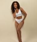 Calcinha Fio Cós Largo Sem Costura Basic Pro Branco Calcinha Fio Cós Largo Sem Costura Basic Pro Branco