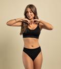 Calcinha Fio Cós Largo Sem Costura Basic Pro Preto Calcinha Fio Cós Largo Sem Costura Basic Pro Preto
