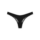 Calcinha fio dental bonjour com renda preto G